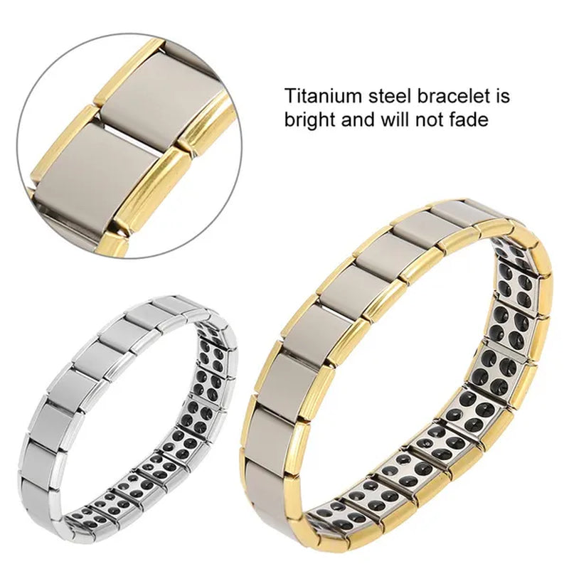 Germanium Titanium Steel Bracelet Magnet Health Healing Jewelry  dong