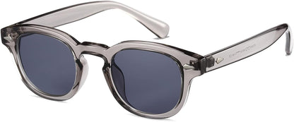 Unisex Vintage Retro Round Style Tinted Sunglasses For Men Women Fashion Circle Sun Glasses 46mm