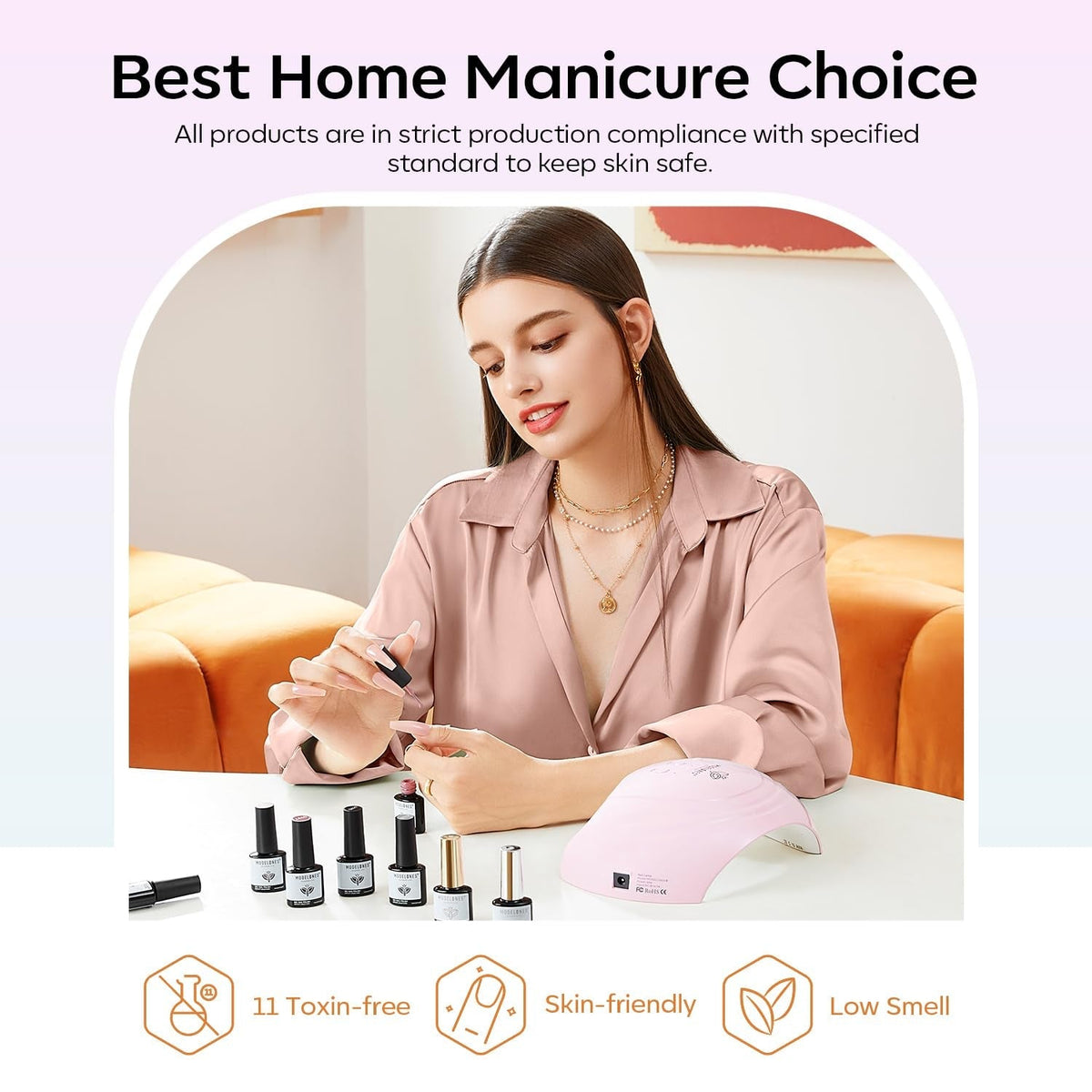 32Pcs Gel Nail Polish Set, 28 Colors 7ML Gel Polish Set with Glitter & Glossy & Matte Gel Top + Base Coat Pastel Macaron Colors, 2024 Spring Gel Polish Kit Trendy Nail Art for Women Girls