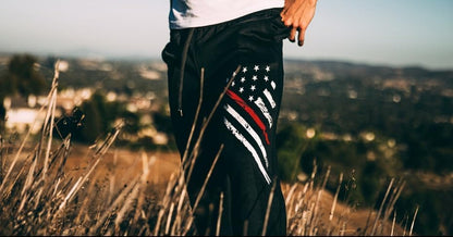 American Flag Sweatpants - Joggers for Men Women Fitness Workout