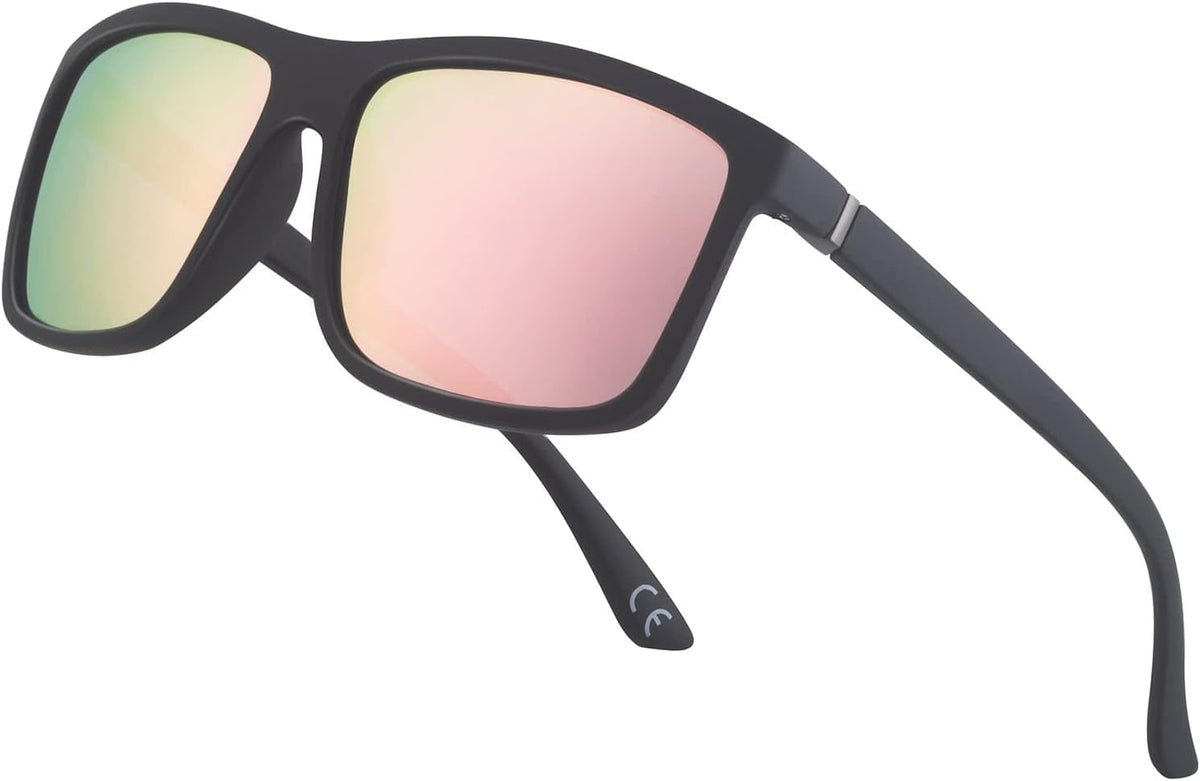 Men's Sports Polarized Sunglasses Square Frame Glasses NP1007