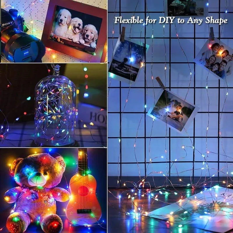2020 1M - 10M LED Fairy String Lights Fairy Light Battery Operated For Christmas Xmas Party Home Decor LED Strings & Decoration Lights
