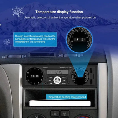 1DIN In-Dash Carradios Stereo Remote Control Digital Bluetooth Audio Music Stereo 12V Car Radio MP3 Player