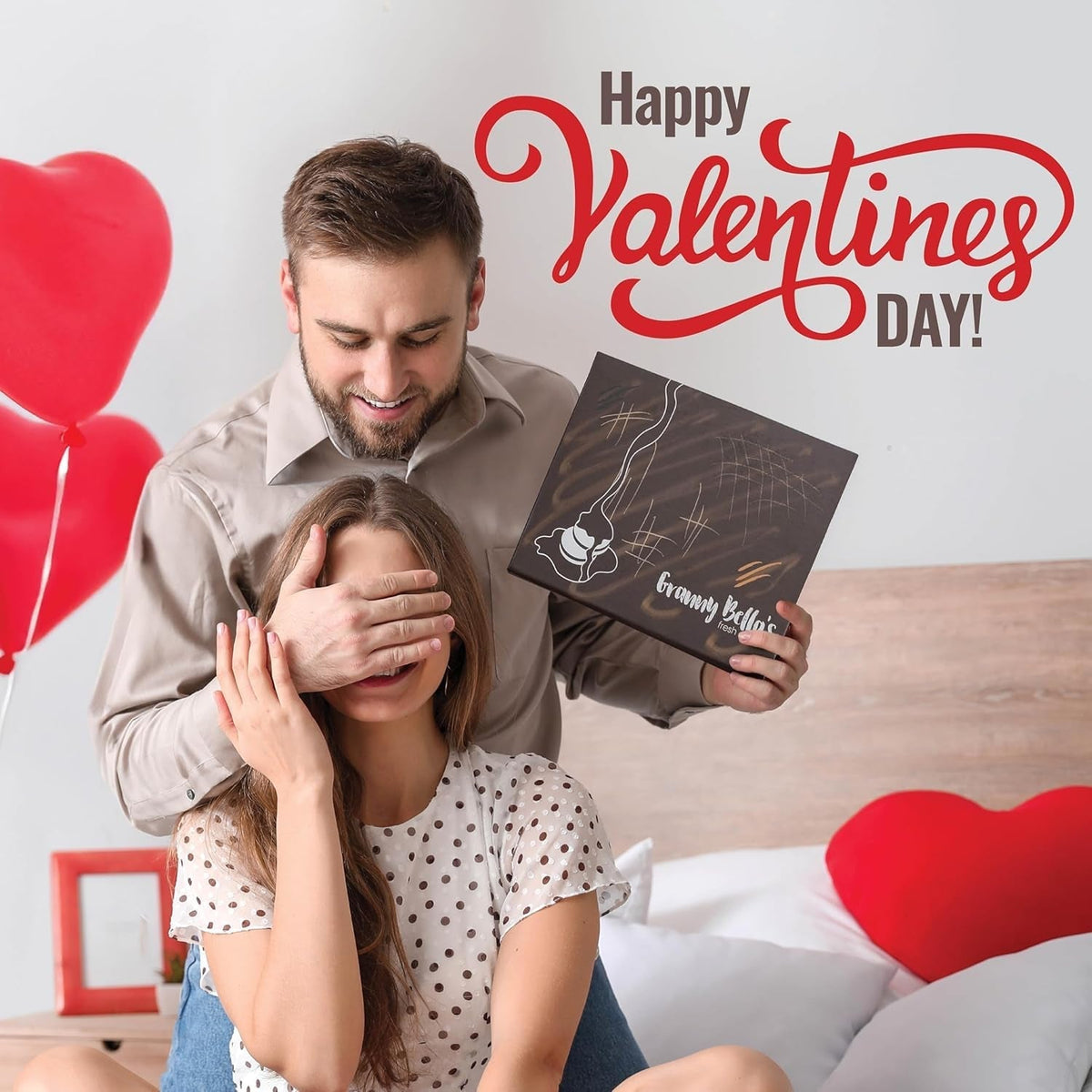 25 Valentines Chocolate Covered Cookies Gift Basket, Gourmet Candy Gift Box for Food Delivery, Cookie Gifts for Men Women Kids and Friends