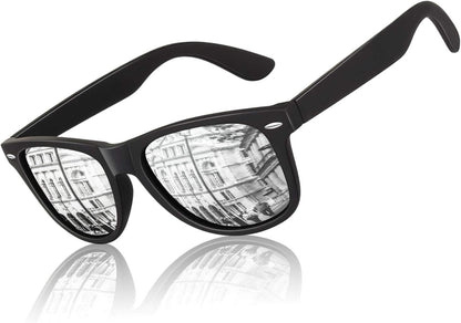 Polarized Sunglasses for Men Driving Sun glasses Shades 80's Retro Style Design Square
