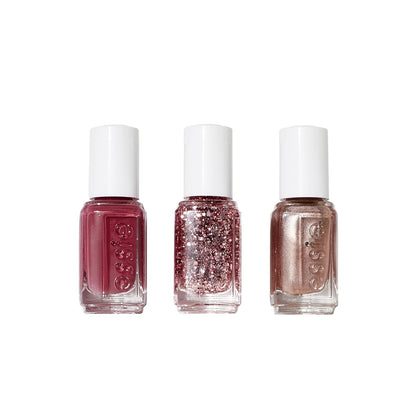 Nail Polish, Vegan, 3Pc Holiday Kit, the Express - Polar Bolds, Pinks