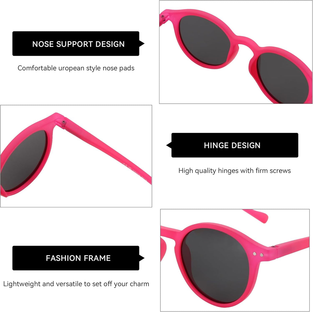 Polarized round Sunglasses, Stylish Sunglasses for Men and Women Retro Classic, Multi-Style Selection