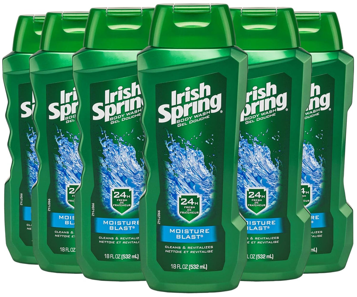 Moisture Blast Moisturizing Body Wash - 18 Fluid Ounce (Pack of 6)