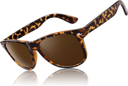 Polarized Sunglasses for Men Driving Sun glasses Shades 80's Retro Style Design Square