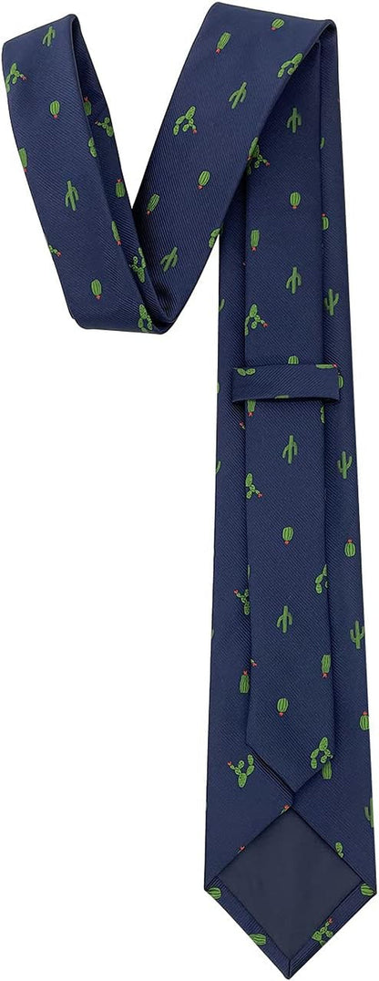 Mens Microfiber Polyester Necktie Pattern Tie for Men