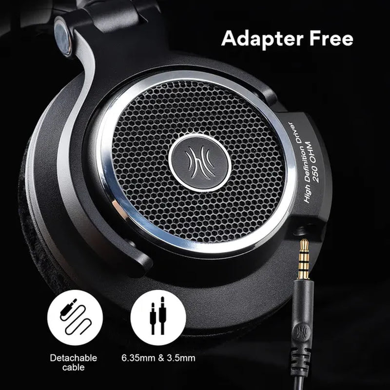 Oneodio Monitor 80 Open Back Headphones Wired Over Ear 250Ω Audiophile Headphones With Hi-Res Audio Professional Studio Headset