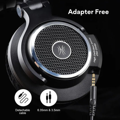 Oneodio Monitor 80 Open Back Headphones Wired Over Ear 250Ω Audiophile Headphones With Hi-Res Audio Professional Studio Headset