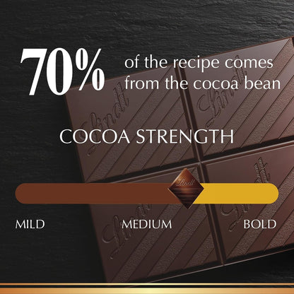 EXCELLENCE 70% Cocoa Dark Chocolate Candy Bar, Dark Chocolate, 3.5 Oz. Bar