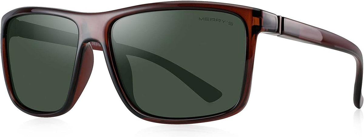 Rectangular Polarized Sports Sunglasses for Men Women Cycling Driving Fishing UV400 Protection S8225
