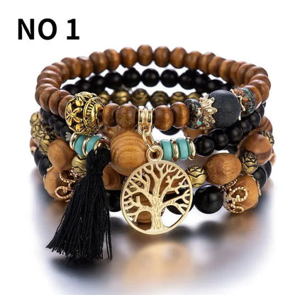 Multi-layer Beaded Bracelets for Women