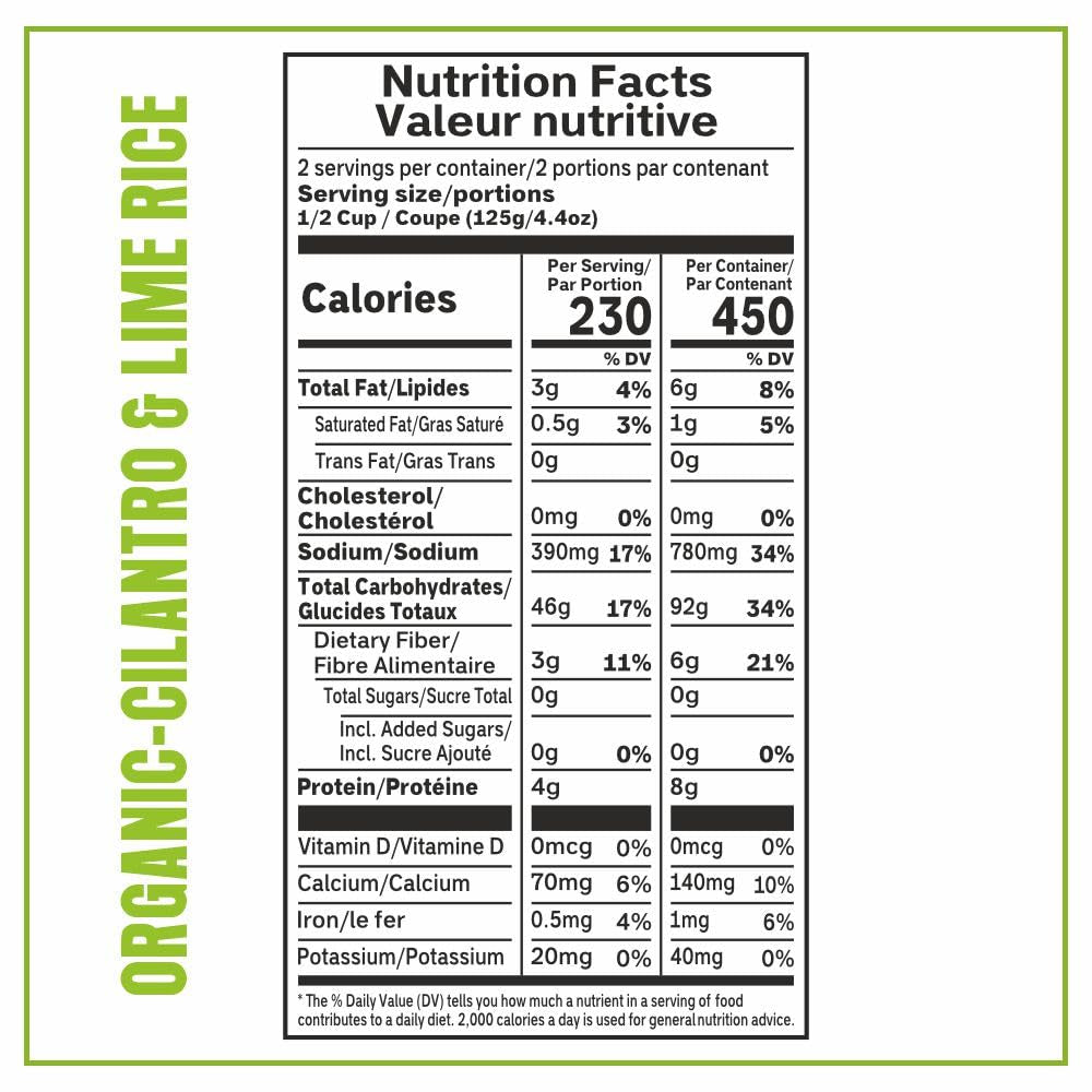 Cilantro & Lime Organic Heat & Eat Microwaveable Rice, 8.8 Ounce (Pack of 6) Heat and Eat | Flavor Rice | USDA Certified Organic, Gmo-Free | Fresh Ingrediants | Side Dish