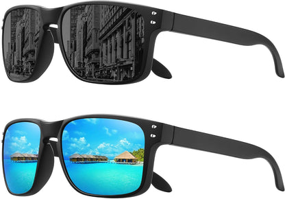 Polarized Sunglasses for Men Women Sports Driving Fishing Glasses UV400 Protection