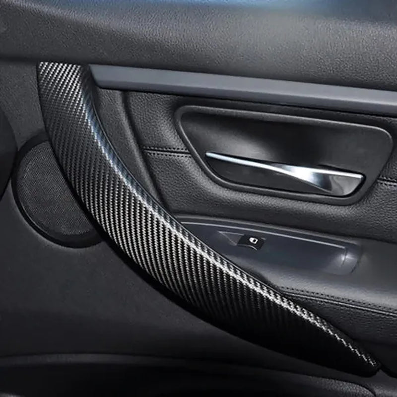 3M/10M 3D Carbon Fiber Car Sticker DIY Paste Protector Strip Car Door Sill Side Mirror Anti Scratch Tape Waterproof Protect Film