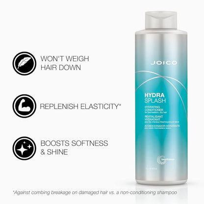 Hydrasplash Hydrating Conditioner | for Fine, Medium, Dry Hair | Replenish Moisture | Add Hydration & Softness | with Sea Kelp & Coconut Water