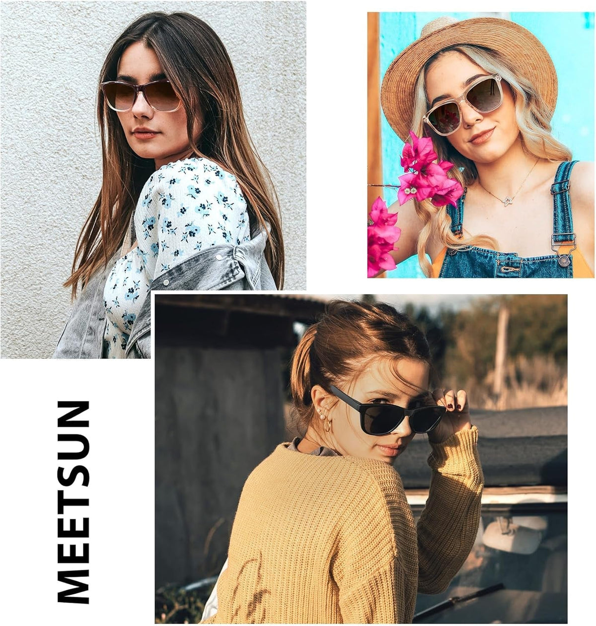 Polarized Sunglasses for Women Men Trendy Classic Retro Designer Style Fashion UV400 Protection