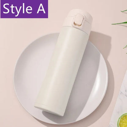 Portable Vacuum Flask Insulated Water Bottle Leak-Proof Double-Walled Coated Flask Travel Coffee Mug car thermo mug