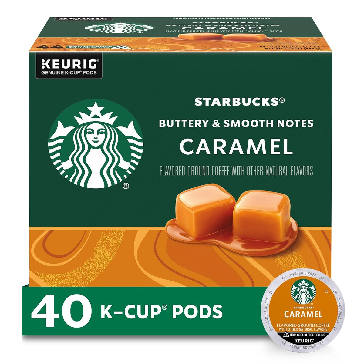 K-Cup Coffee Pods, Medium Roast Coffee, Pike Place Roast for Keurig Brewers, 100% Arabica, 6 boxes (60 pods total)
