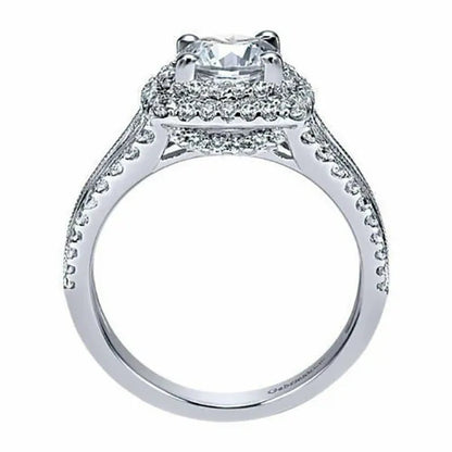 NEW Fashion Couple Rings Set Jewelry - Men's 8mm 316L Stainless Steel Titanium Ring and Women's Princess Cut 1.5 CT Diamond 925 Sterling Silver  Bridal Wedding Engagement Band Ring
