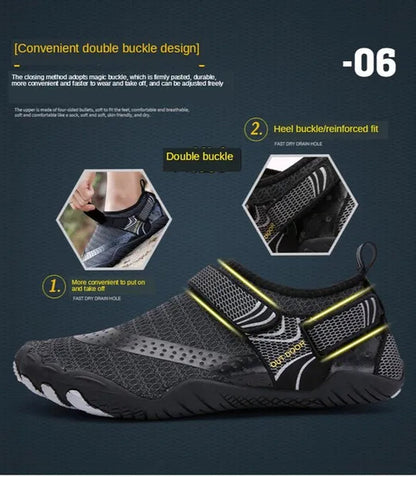 Swimming Water Aqua Shoes Men Women Beach Camping Shoes Adult Unisex Aqua Flat Soft Walking Lover Yoga Shoes Non-slip Sneakers