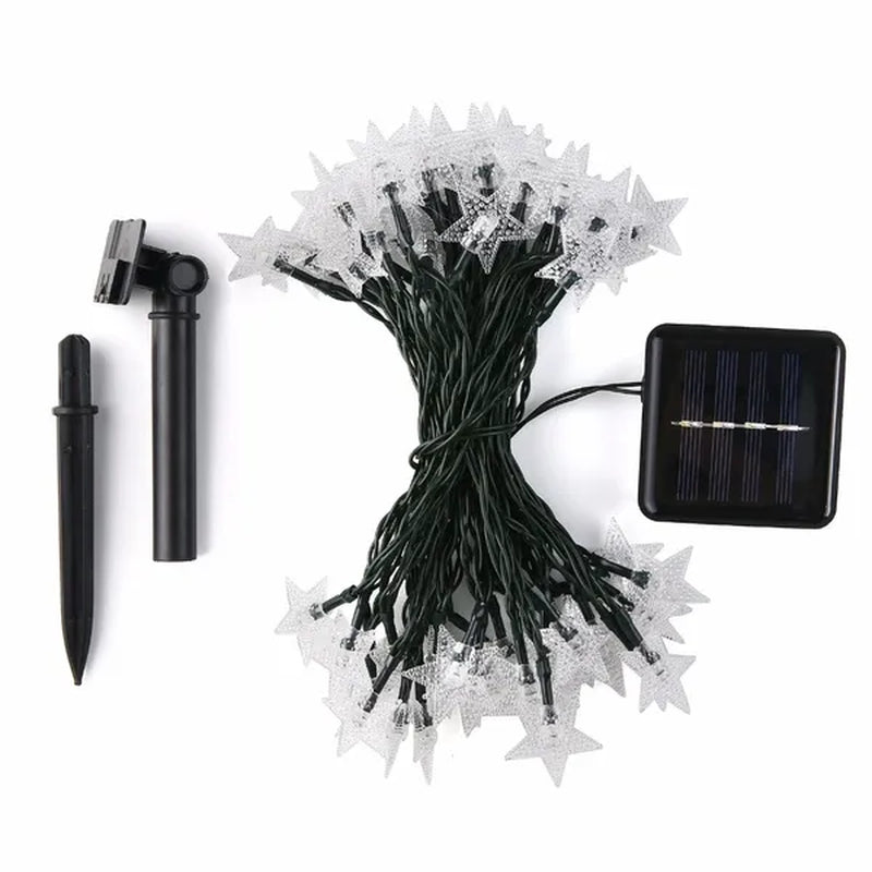 Solar Lamp 5m 7m 12m Star Power LED String Fairy Lights 6V Solar Garlands Garden Christmas Decor for Outdoor