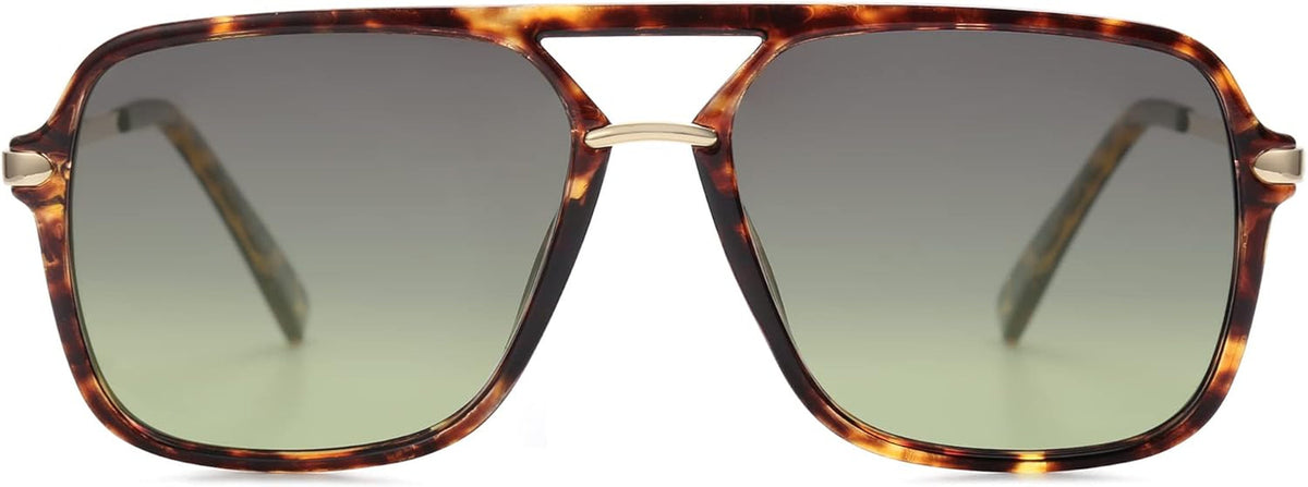 Sunglasses for Women & Men, Square, Retro, Polarized Lens, Trendy Aviator, 90s Shades