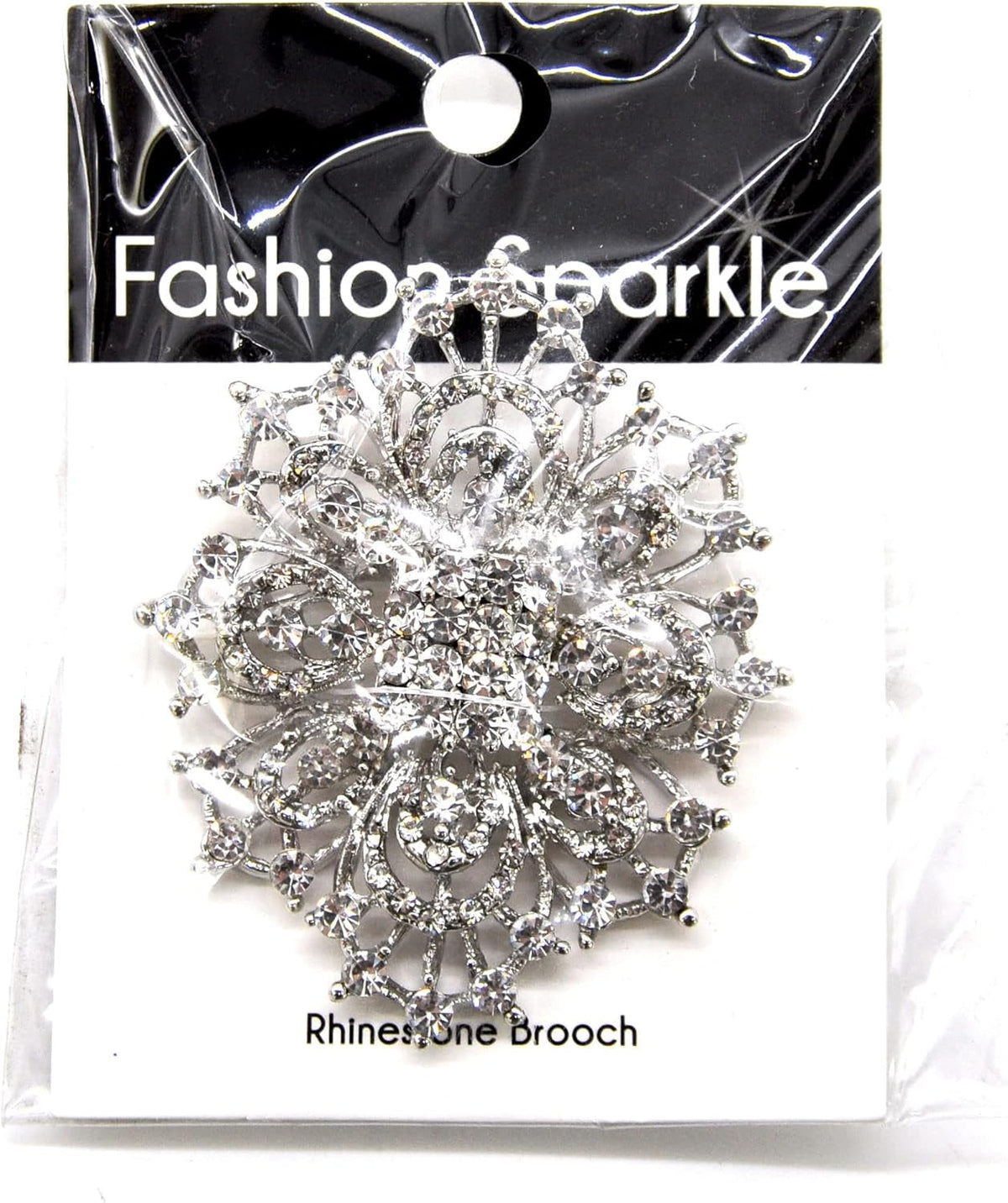 s 2 1/2-Inch Rhinestone Brooch | BW-171-182