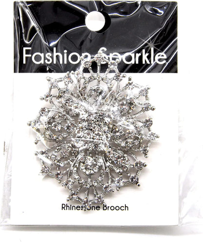 s 2 1/2-Inch Rhinestone Brooch | BW-171-182