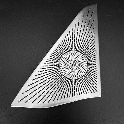For Mercedes Benz E Class W212 2009-2015 Interior Trim Car Styling Car Front a Pillar Audio Speaker Cover Stainless Steel Sticker Decor Accessories