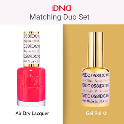 DND Gel Polish Set - 1 each of Green Gel Polish and Green Nail Polish, 326 Nightrider, 0.5 Fl Oz