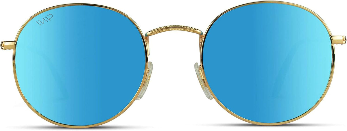 '- Reflective Lens round Trendy Sunglasses