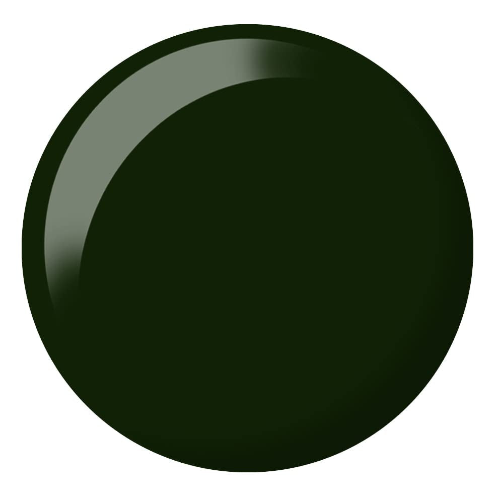 DND Gel Polish Set - 1 each of Green Gel Polish and Green Nail Polish, 326 Nightrider, 0.5 Fl Oz