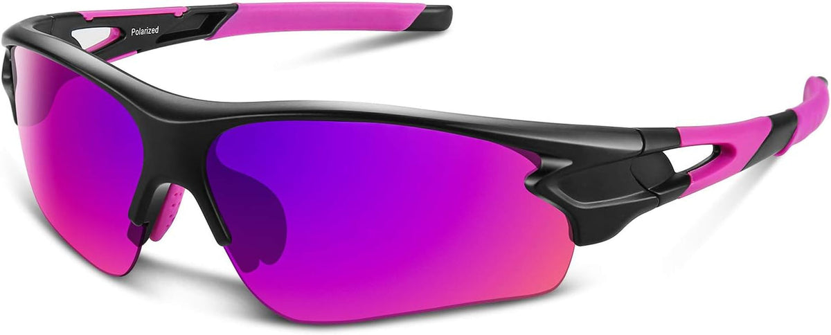 Polarized Sports Sunglasses for Men Women Youth Baseball Fishing Cycling Running Golf Motorcycle Tac Glasses UV400
