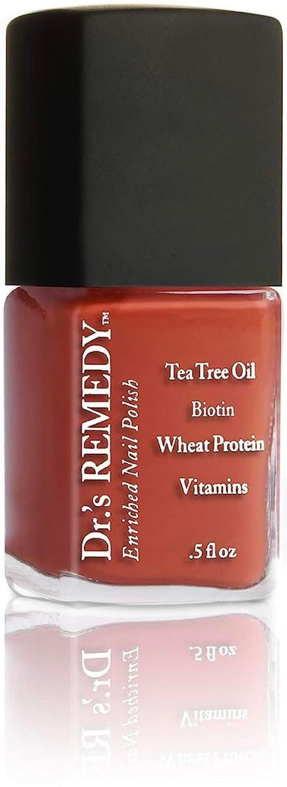 Dr’s Remedy Nail Polish, All Natural Enriched Nail Strengthener Non Toxic and Organic - ALTRUISTIC Auburn