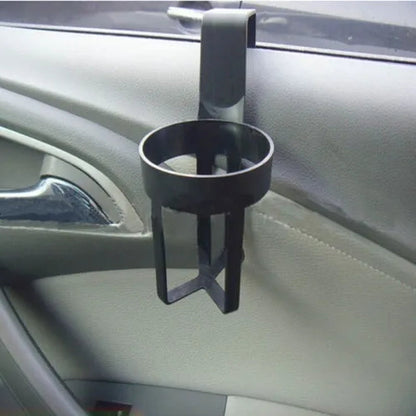 UNIVERSAL In Car Drinks Cup Bottle Can Holder Door Mount Cup Holder Stand Black Color