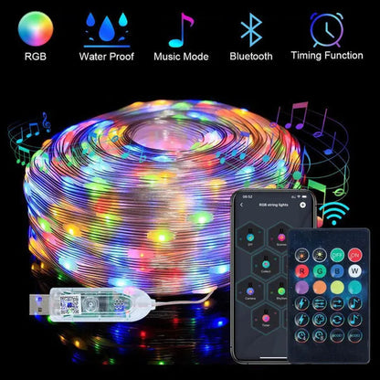 Led Strip Light APP Control RGB Infrared Bluetooth ontroller Christmas Tree Light Christmas Decor For Home Holiday Decorative New Year Lamp Christmas decorations