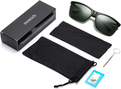 Polarized Sunglasses for Men Aluminum Mens Sunglasses Driving Rectangular Sun Glasses for Men/Women