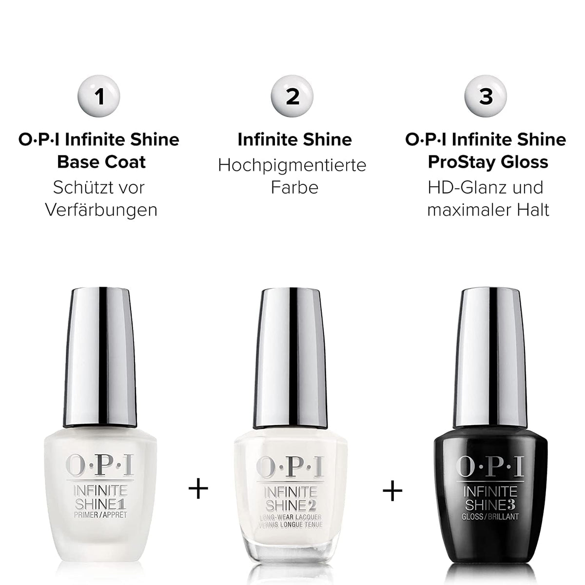 OPI Infinite Shine 2 Long-Wear Lacquer, Funny Bunny, White Long-Lasting Nail Polish, 0.5 Fl Oz