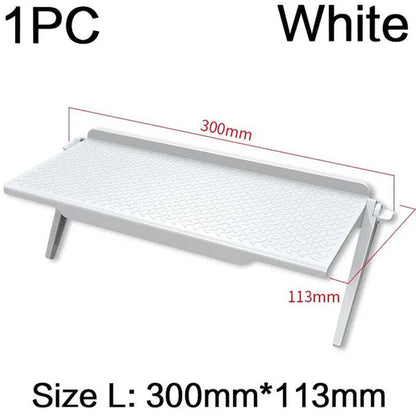 TV Monitor Rack Screen Top Storage Shelf Holder Home Storage Computer Multi-functional Organizer Bracket (Only Shelf) S/L 1PC