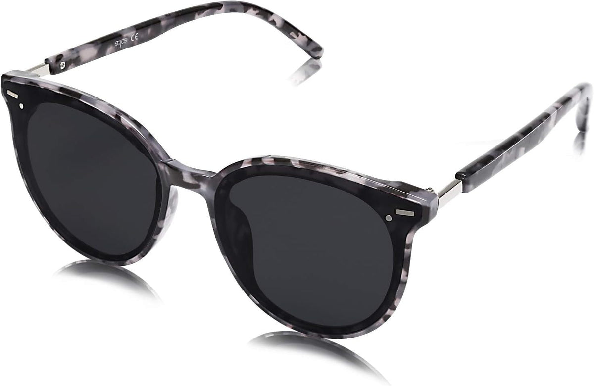 Sunglasses Womens Trendy 2024 Classic Round Retro Vintage Shades Large Frame Sunnies SJ2067