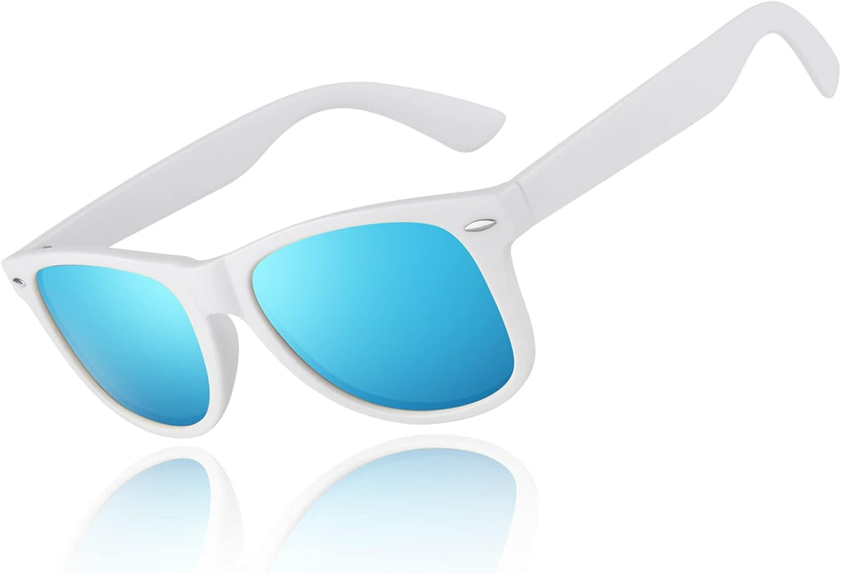 Polarized Sunglasses for Men Driving Sun glasses Shades 80's Retro Style Design Square
