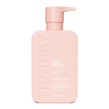 Curl Define Conditioner 12Oz, Nourishing Curls, Coconut Oil, Shea Butter, Enhancing Shine and Strengthening Hair