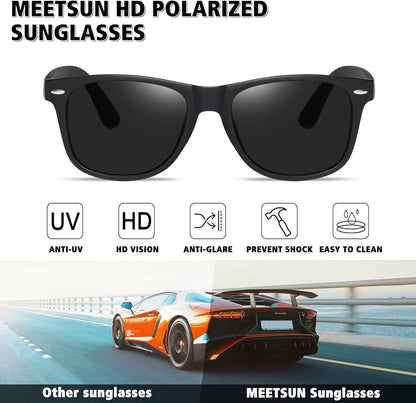 Polarized Sunglasses for Men Women Classic Retro Sun Glasses for Driving UV Protection