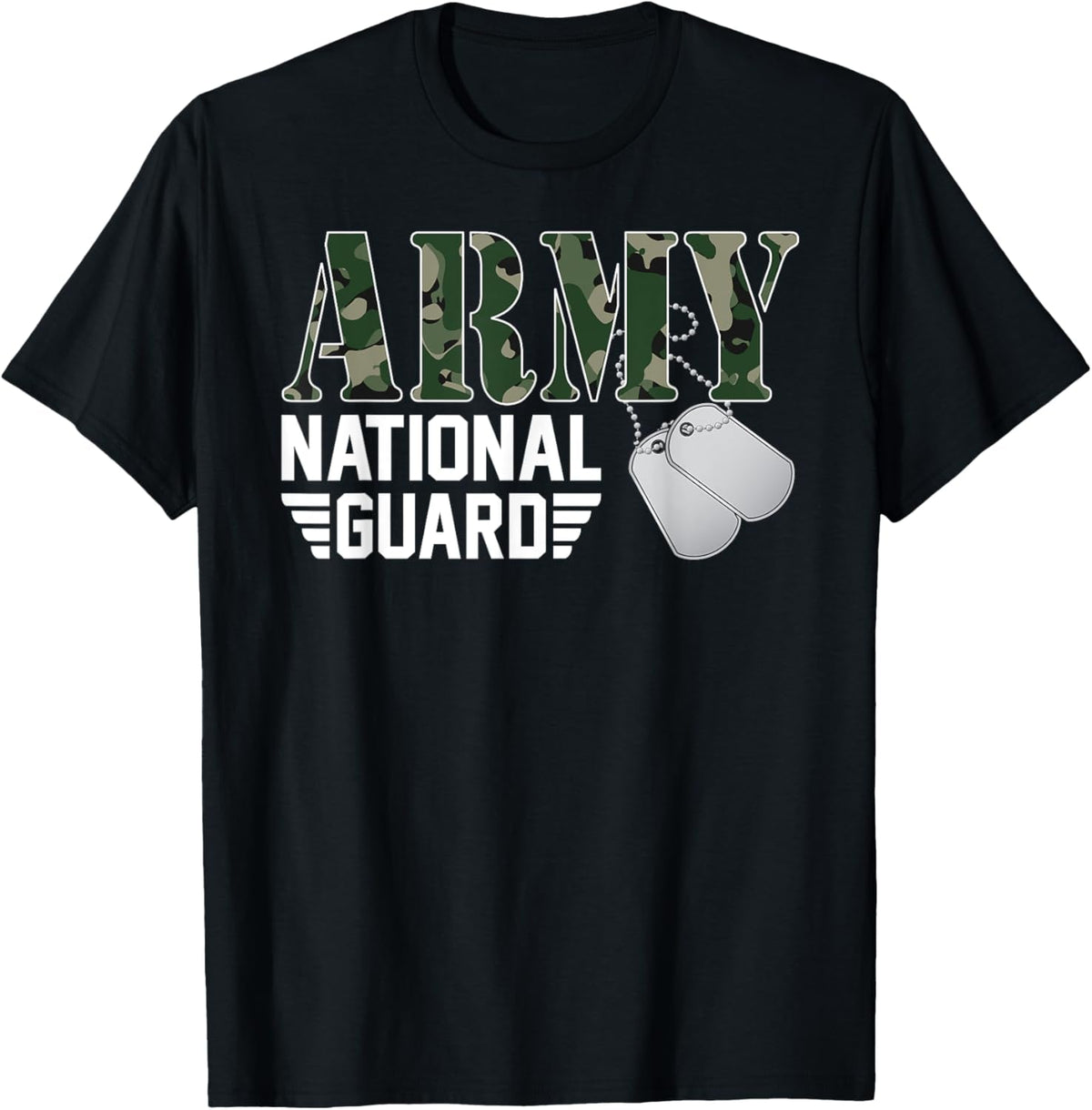 Proud Army National Guard Military Family Veteran Army T-Shirt