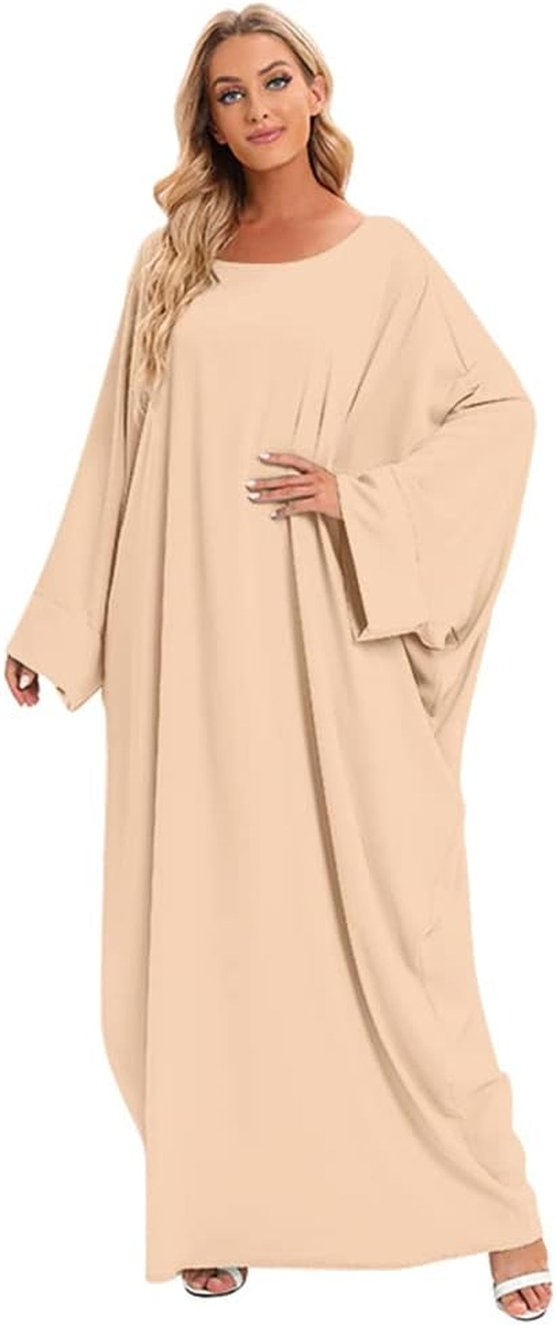 Muslim Dress for Women Pakistani Kaftan Abaya Robe + Hijab Arabic Islamic Prayer Clothes Dubai Outfits