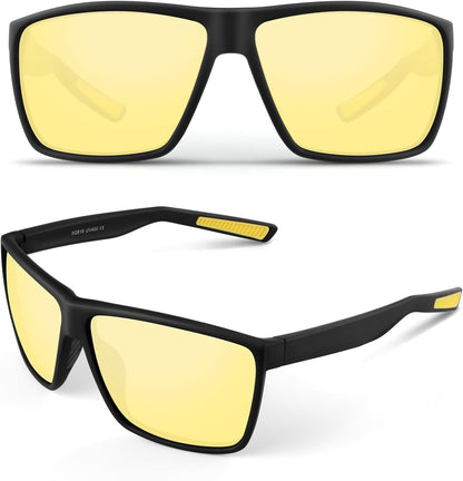 Polarized Sports Sunglasses For Men Women,Sports Sunglasses For Baseball Running Cycling TR90 Frame UV400 Protection